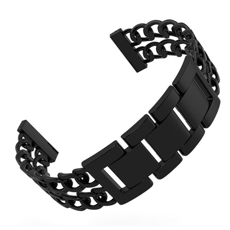 Fashion Stainless Steel Watch Band Bracelet Replacement for Samsung Gear S3 Frontier / S3 Classic - Black-1