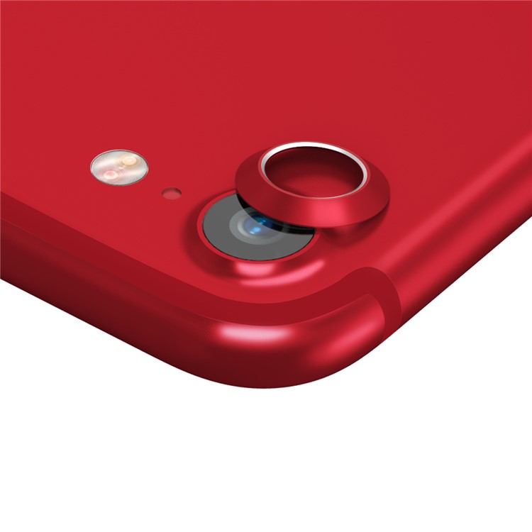 BASEUS Metal Back Camera Lens Ring Cover for iPhone 7 4.7 inch - Red-1