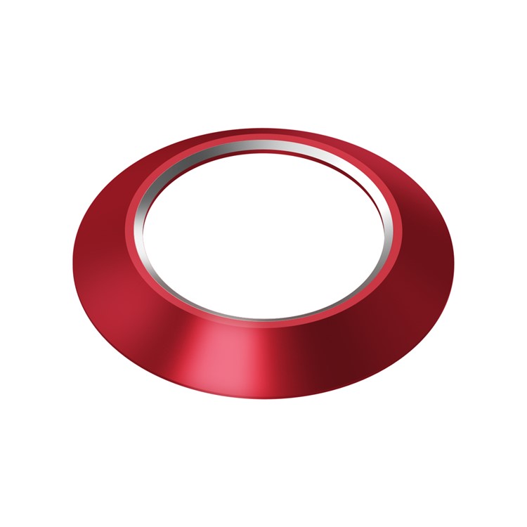BASEUS Metal Back Camera Lens Ring Cover for iPhone 7 4.7 inch - Red-3