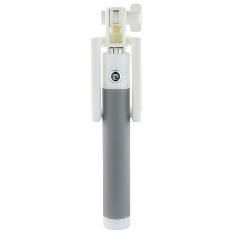 PIERRE CARDIN PCQ-E07 Stretchable Rotary Bluetooth Selfie Stick with Lanyard for iPhone 7 Etc. - Grey-4
