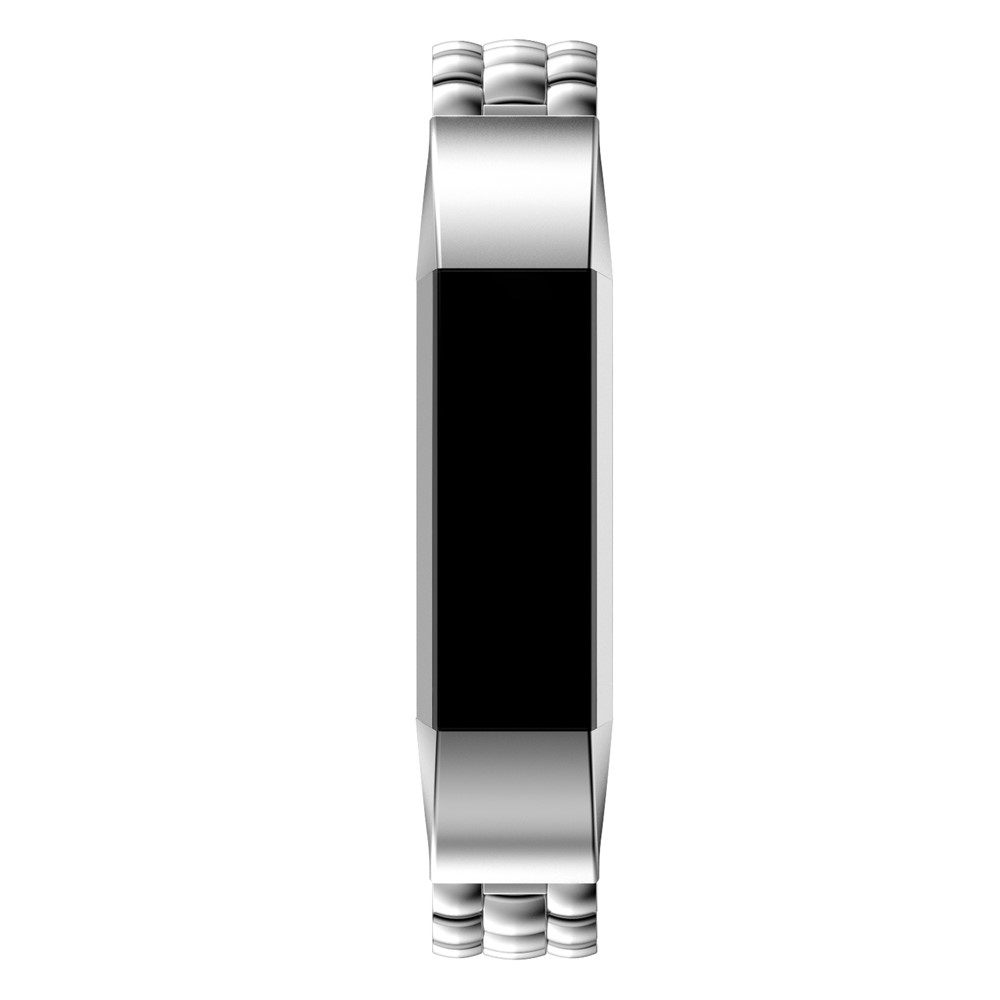 Three Beads Stainless Steel Wristband for Fitbit Alta - Silver Color-3