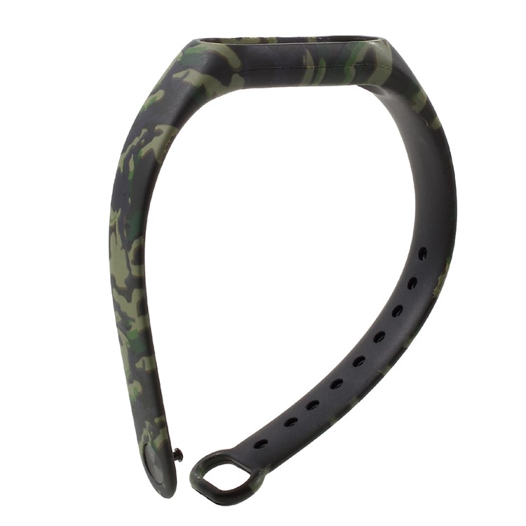 Pattern Printing Flexible TPU Wristband Strap for Xiaomi Mi Band 2 - Camouflage-5
