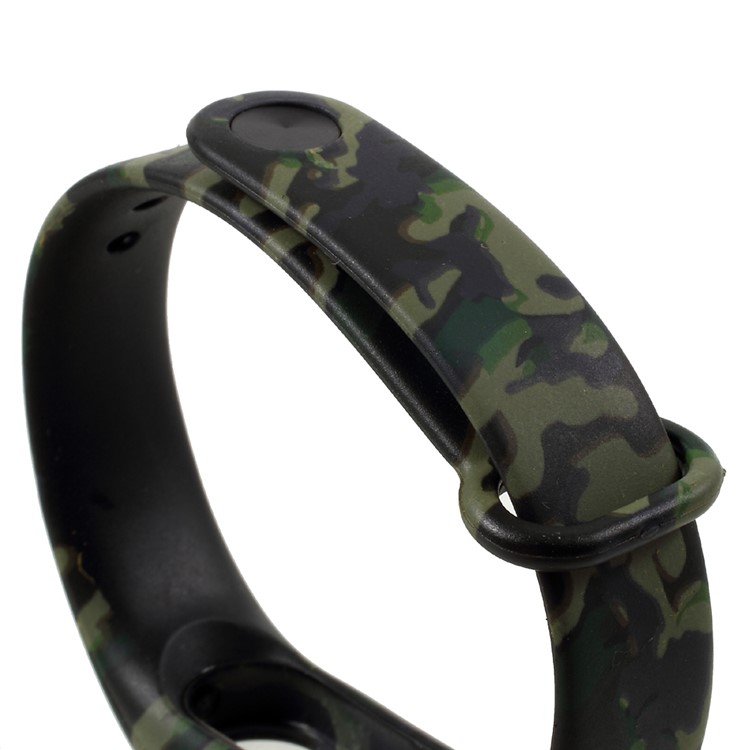 Pattern Printing Flexible TPU Wristband Strap for Xiaomi Mi Band 2 - Camouflage-6