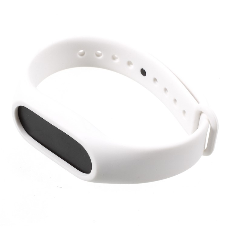 Flexible TPU Wrist Strap for Xiaomi Mi Band 2 - White-3