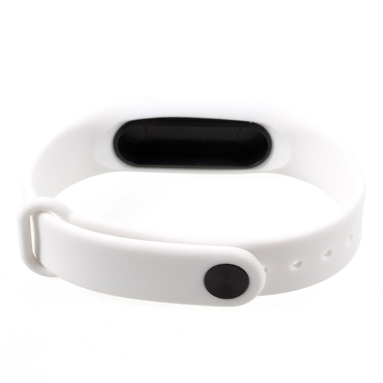 Flexible TPU Wrist Strap for Xiaomi Mi Band 2 - White-4
