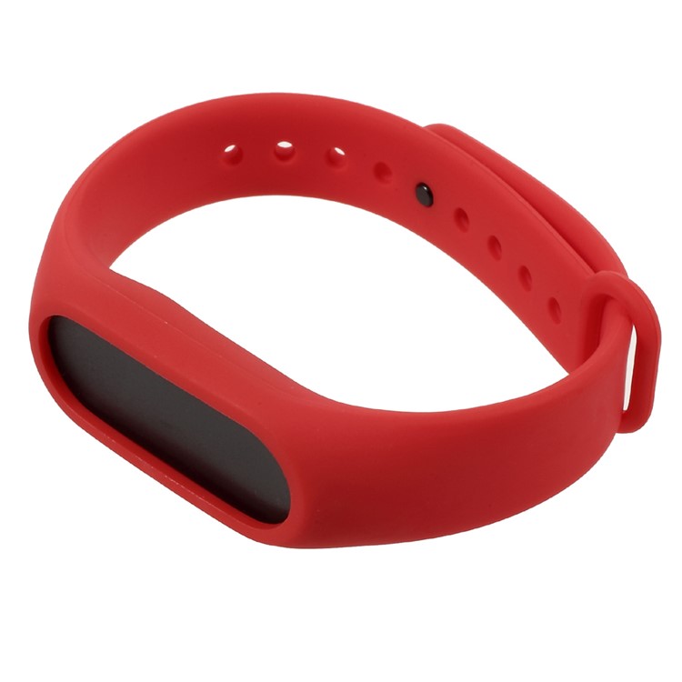 Flexible TPU Bracelet Replacement for Xiaomi Mi Band 2 - Red-3
