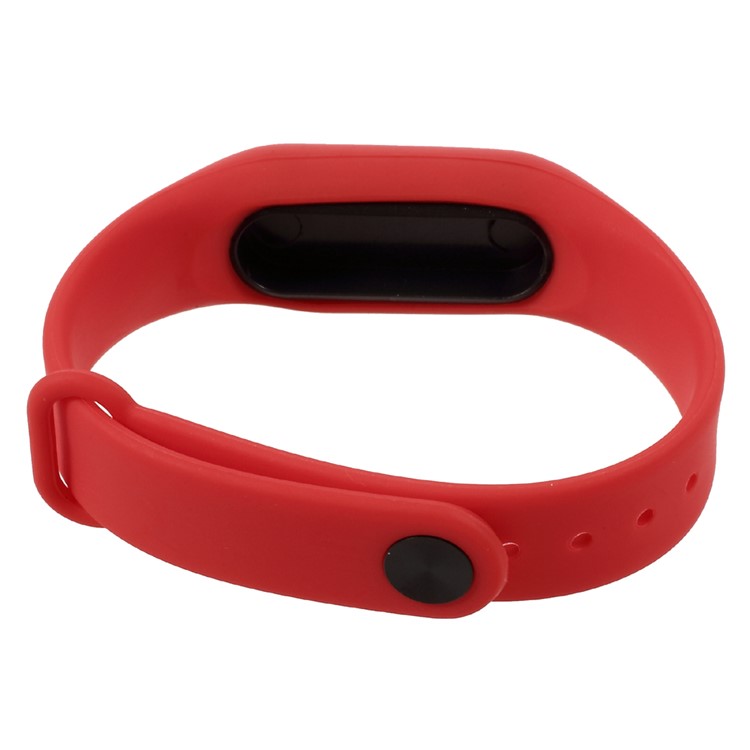 Flexible TPU Bracelet Replacement for Xiaomi Mi Band 2 - Red-4