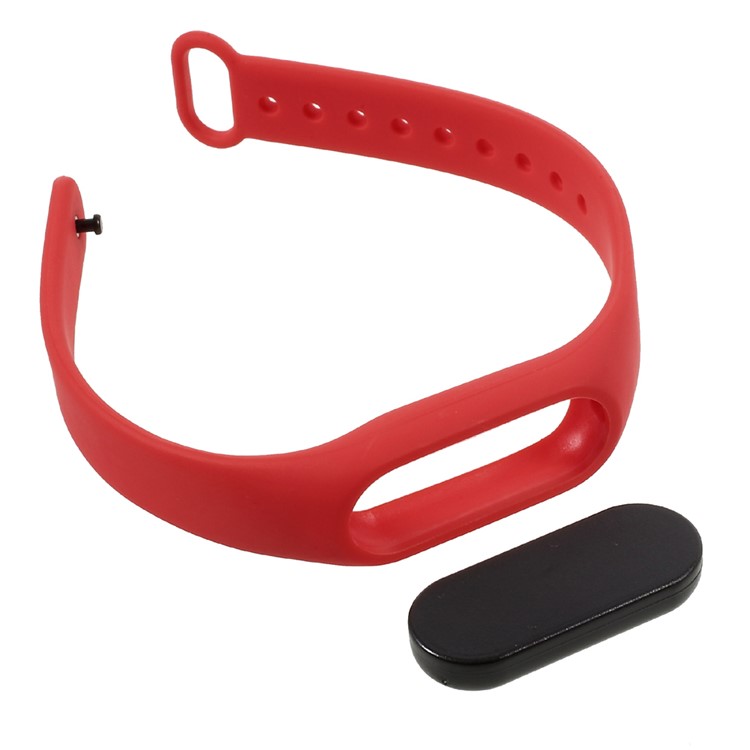 Flexibler TPU -armbandersatz Für Xiaomi Mi Band 2 - Rot-7