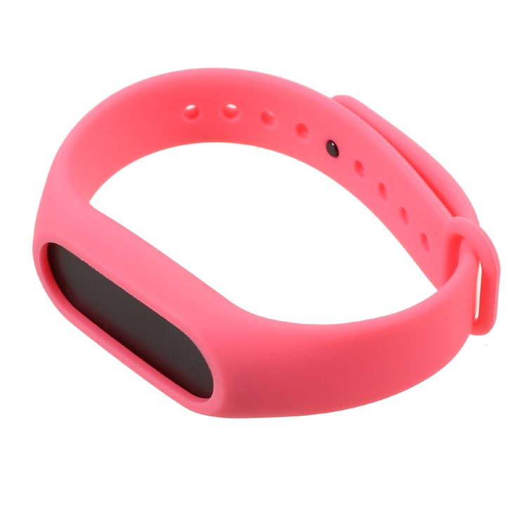Soft TPU Wristband Strap for Xiaomi Mi Band 2 - Watermelon Red-3
