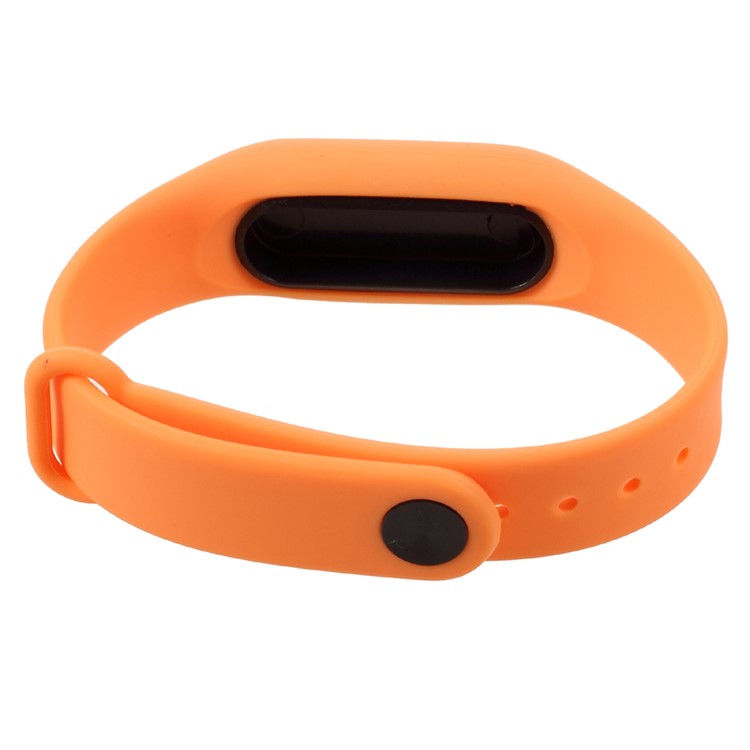 Flexible TPU Wristband Bracelet for Xiaomi Mi Band 2 - Orange-4