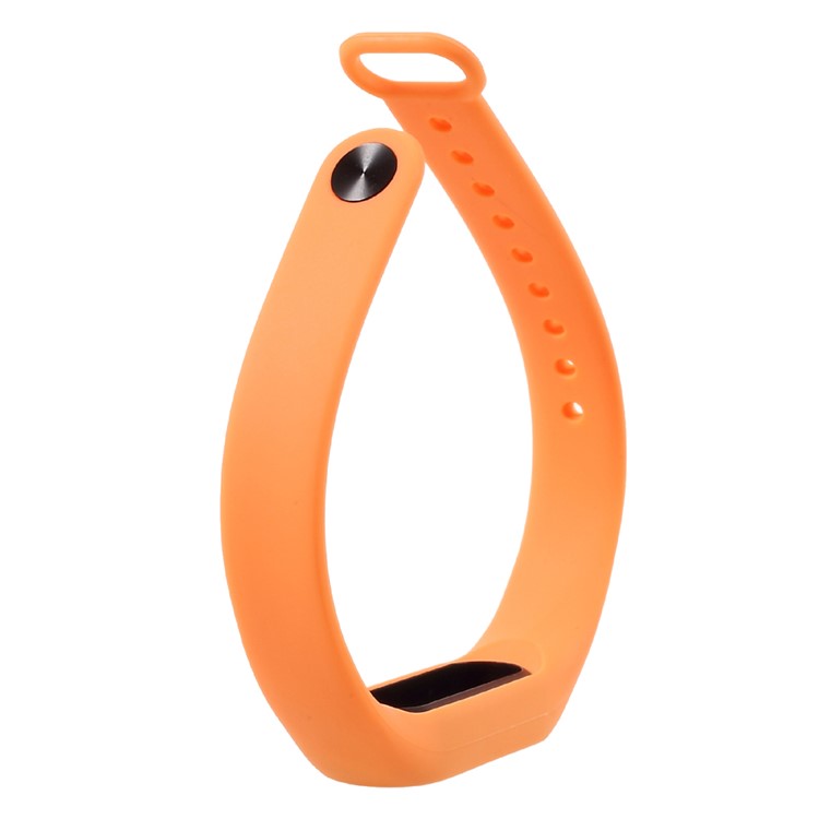 Bracelet de Bracelet TPU Flexible Pour Xiaomi Mi-bande 2 - Orange-5