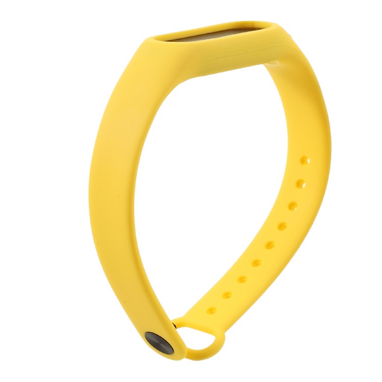 Flexible TPU Wrist Blet Strap for Xiaomi Mi Band 2 - Yellow-6