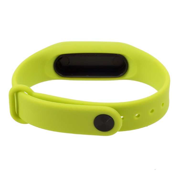 Accessorio Per Braccialetto TPU Morbido Per Xiaomi Mi Band 2 - Giallo Verde-4