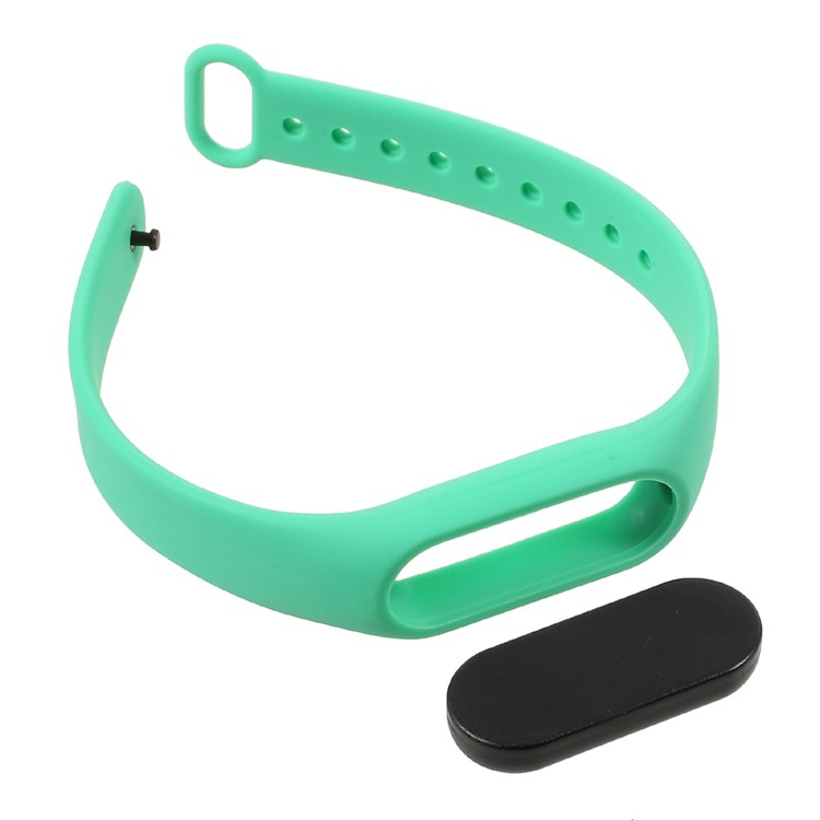 Flexible TPU Sports Wrist Band for Xiaomi Mi Band 2 - Green-7