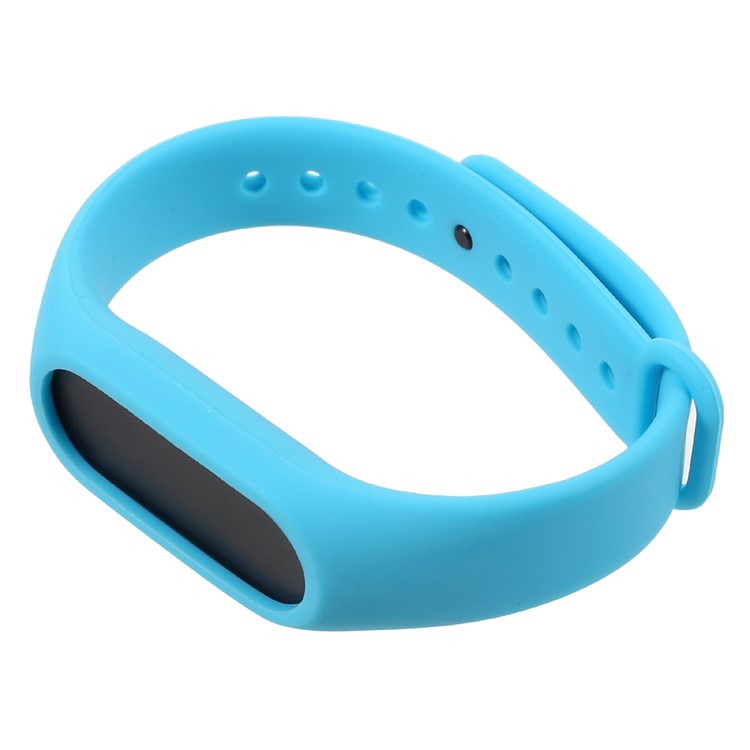 Soft TPU Wrist Strap Accessories for Xiaomi Mi Band 2 - Blue-3