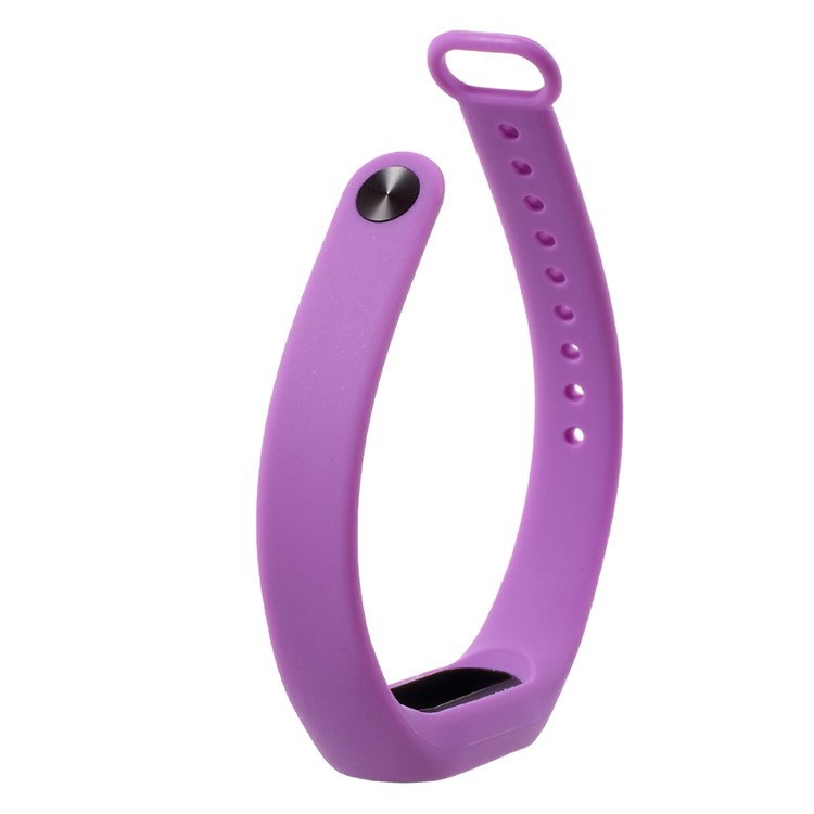 Soft TPU Wristband Accessory for Xiaomi Mi Band 2 - Purple-5
