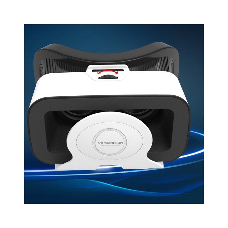 VR SHINECON 3D VR BOX Virtual Reality Glasses for iPhone 7, Samsung S8 etc.-3
