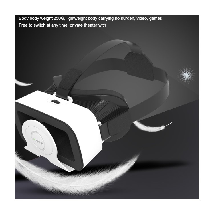 VR SHINECON 3D VR BOX Virtual Reality Glasses for iPhone 7, Samsung S8 etc.-4