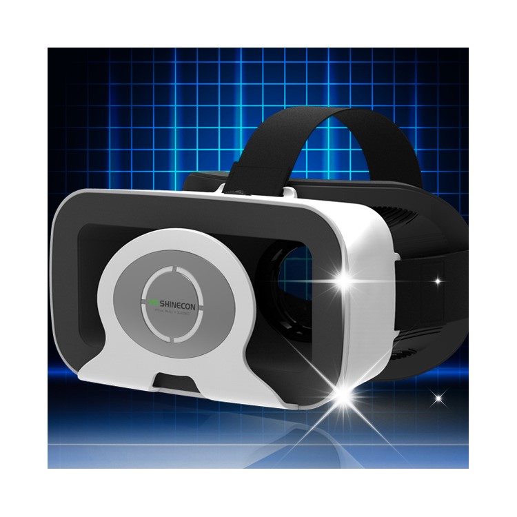 VR SHINECON 3D VR BOX Virtual Reality Glasses for iPhone 7, Samsung S8 etc.-5