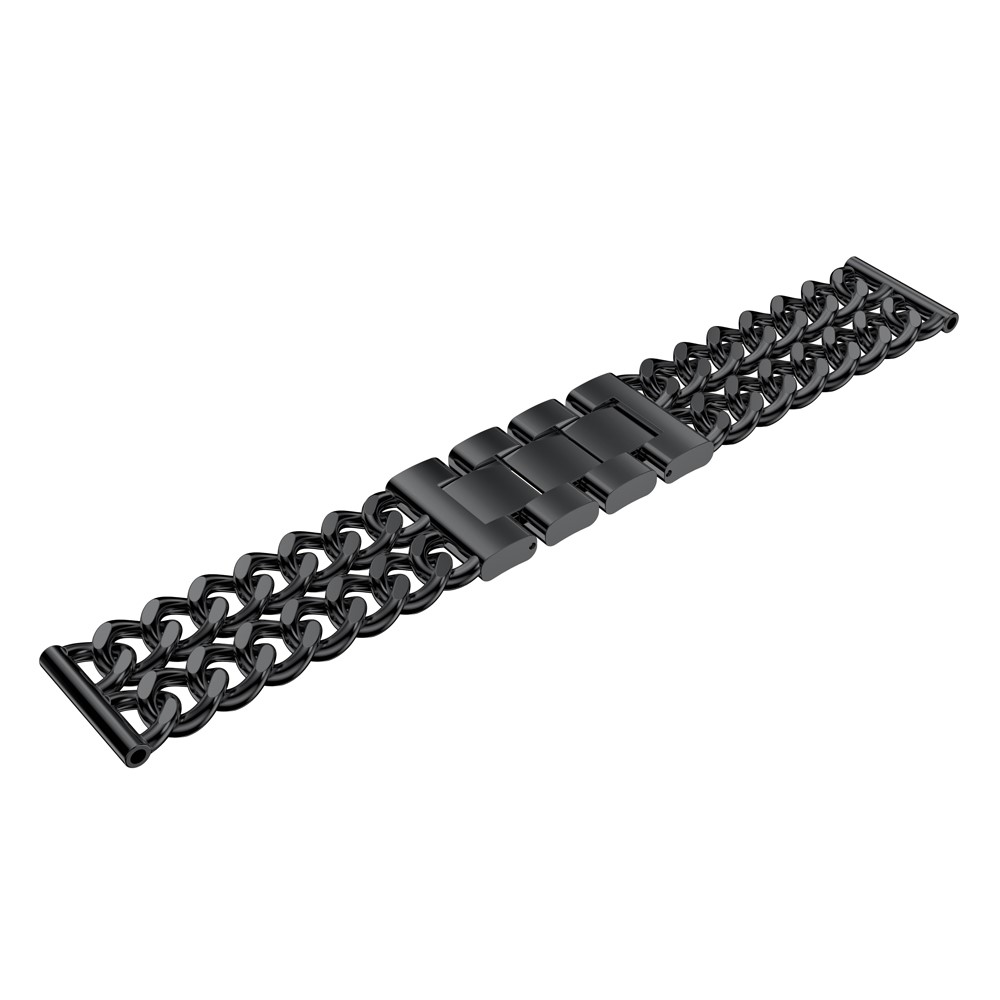 Cowboy Chain Stainless Steel Electroplated Watch Band for Samsung Gear S3 Classic / Frontier - Black-4