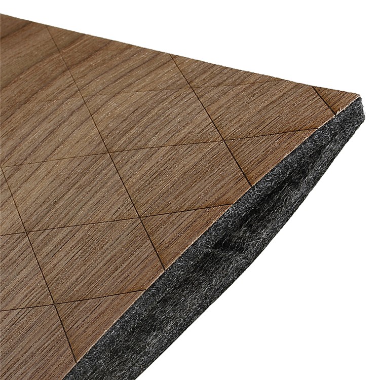 SAMDI Walnut Wood Skin Wool Felt Sleeve Pouch Bag for iPad 4 / 3 / 2, iPad 9.7 inch Etc. - Walnut-9