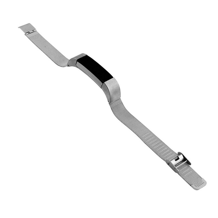 Stainless Mesh Steel Milanese Watch Band for Fitbit Alta - Silver Color-3