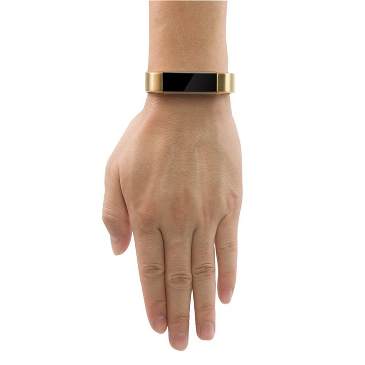 Milanese Stainless Steel Watch Strap Raplacement for Fitbit Alta - Rose Gold Color-7