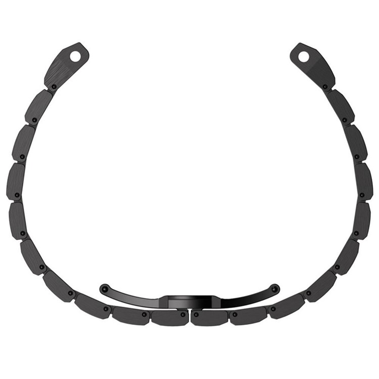 Relógio de aço inoxidável com fivela de borboleta para Garmin Fenix ??3 - Preto-10