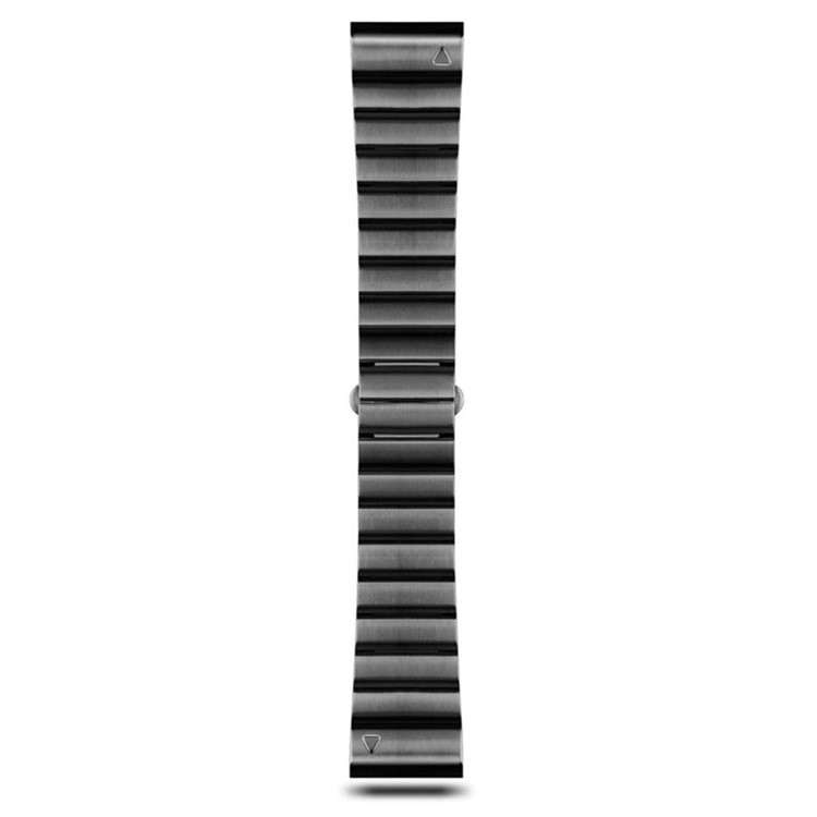Relógio de aço inoxidável com fivela de borboleta para Garmin Fenix ??3 - Preto-11