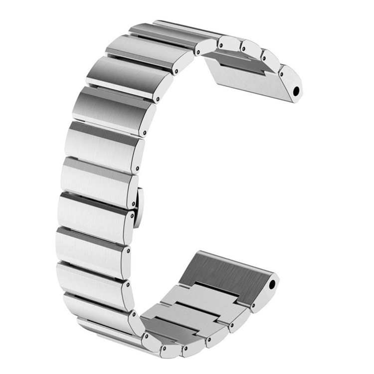 Solid Stainless Steel Watch Band Link Bracelet for Garmin Fenix 3 - Silver Color-4