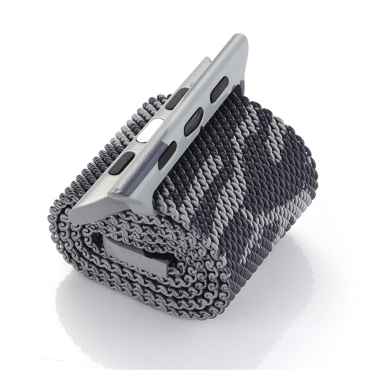 Camouflage Pattern Magnetic Milanese Stainless Steel Watch Band for Apple Watch 42mm Series 1 Series 2 - Grey-3