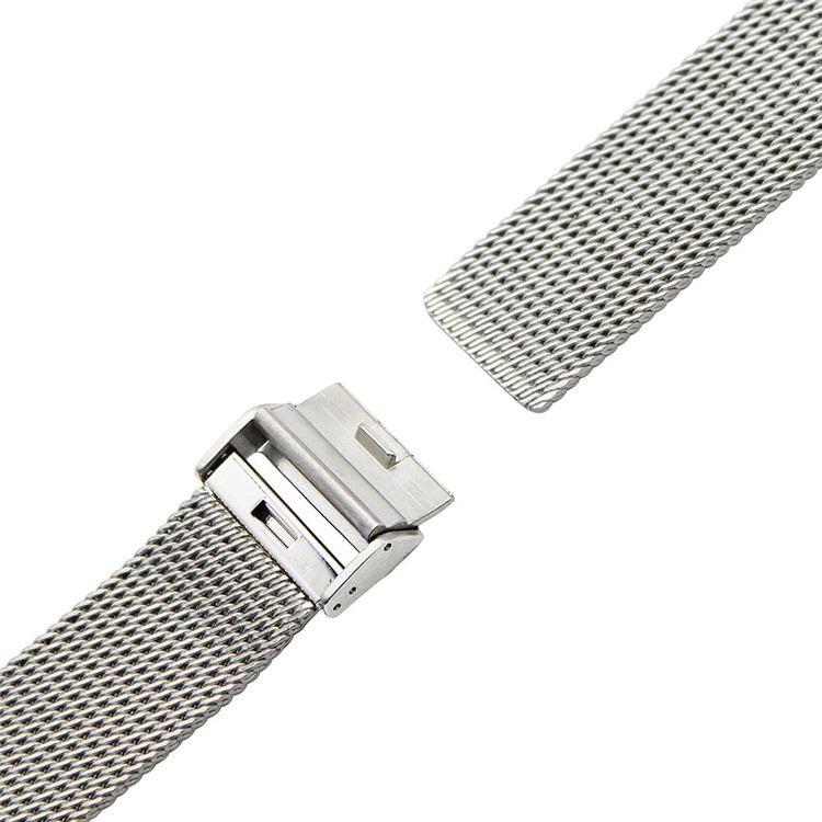 OEM Stainless Steel Metal Mesh Watch Strap Replacement for Huawei Watch - Silver Color-4