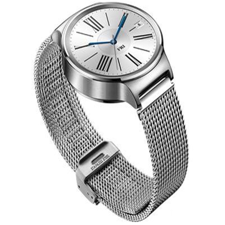OEM Stainless Steel Metal Mesh Watch Strap Replacement for Huawei Watch - Silver Color-8