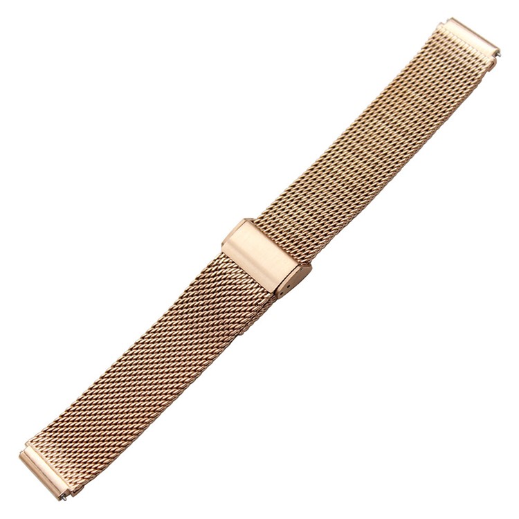 OEM Stainless Steel Mesh Wristband Strap for Huawei Watch - Rose Gold Color-4