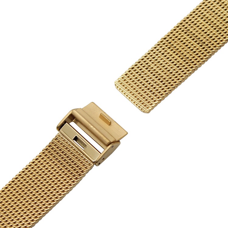 OEM Stainless Steel Metal Mesh Band Watch Strap for Huawei Watch - Gold Color-3
