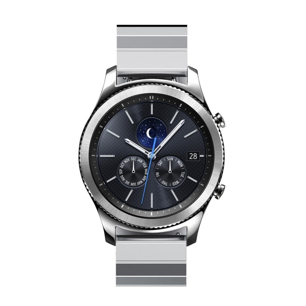 Solid Stainless Steel Watch Strap Link Bracelet for Samsung Gear S3 Classic / S3 Frontier - Silver Color-2