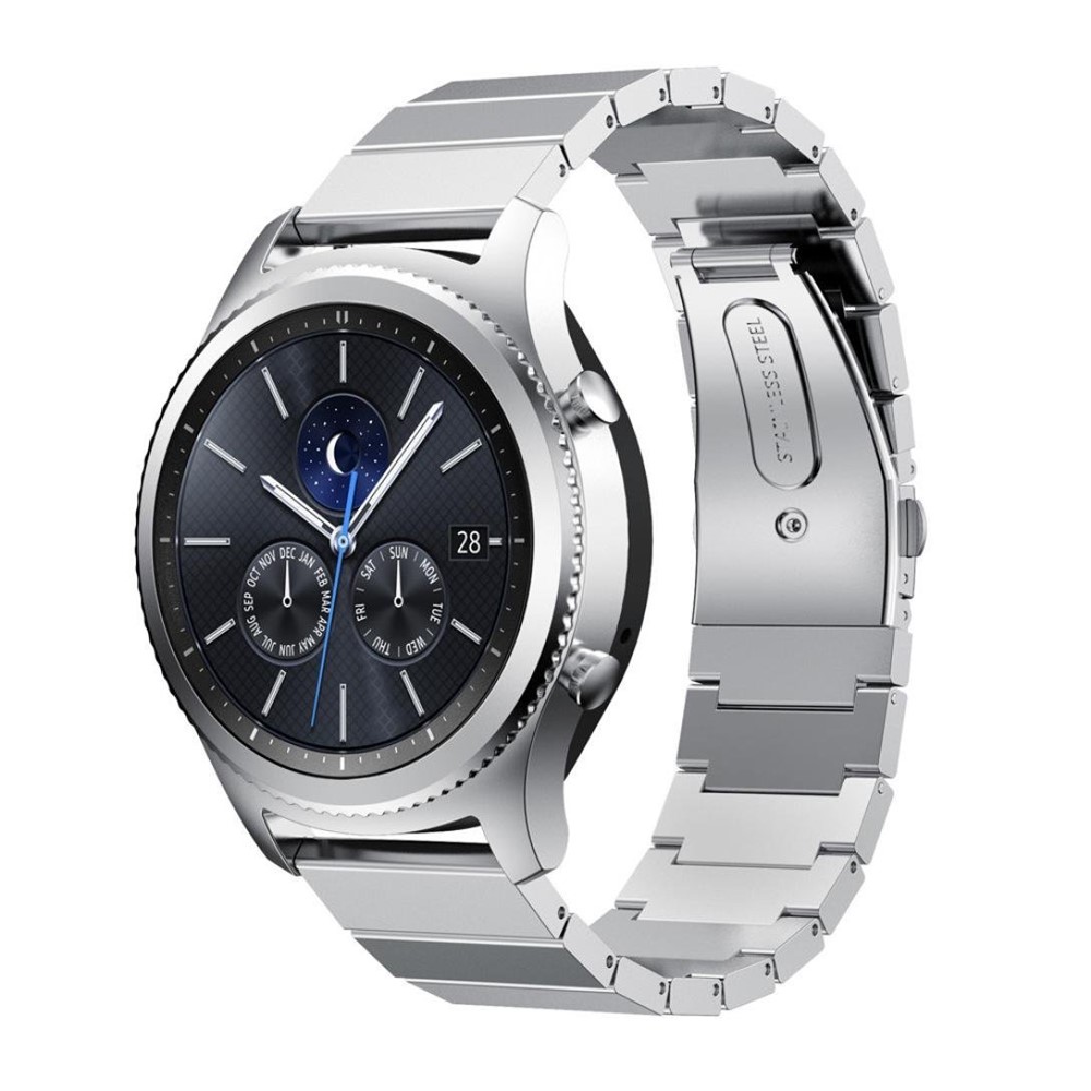 Solid Stainless Steel Watch Strap Link Bracelet for Samsung Gear S3 Classic / S3 Frontier - Silver Color-3