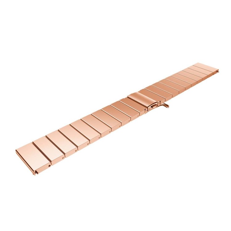 Banda di Orologi a Collegamento Solido in Acciaio Inossidabile da 22 mm Con Chiusura Pieghevole Per Samsung Gear S3 Classic / S3 Frontier - Colore Oro Rosa-2