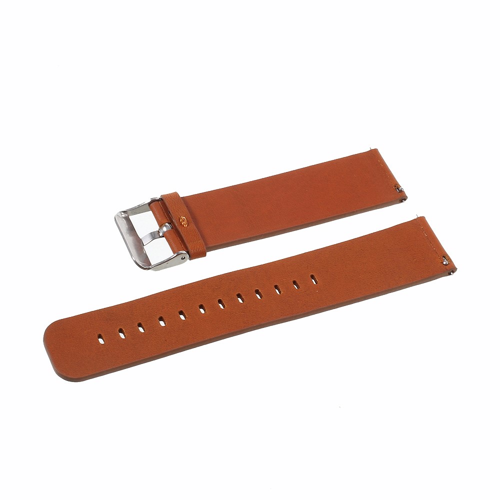 Durable Leather Watch Wrist Band for Samsung Gear S3 Classic / S3 Frontier - Brown-2