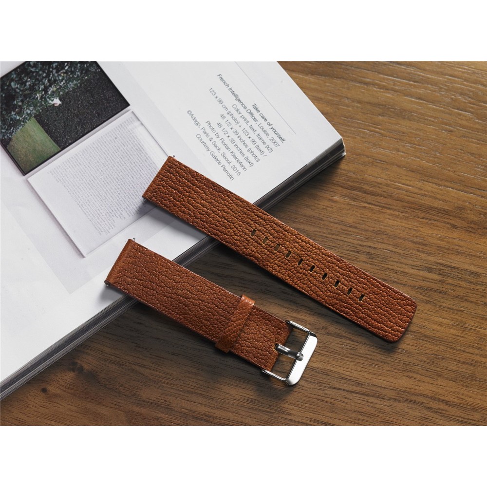 Durable Leather Watch Wrist Band for Samsung Gear S3 Classic / S3 Frontier - Brown-6