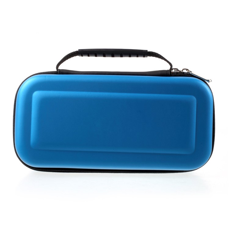 Portable Hard Shell Travel Carrying Box Case with Zipper Closure for Nintendo Switch - Blue-2