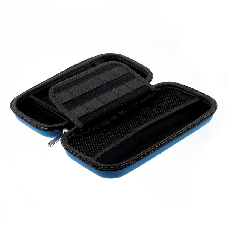 Portable Hard Shell Travel Carrying Box Case with Zipper Closure for Nintendo Switch - Blue-4