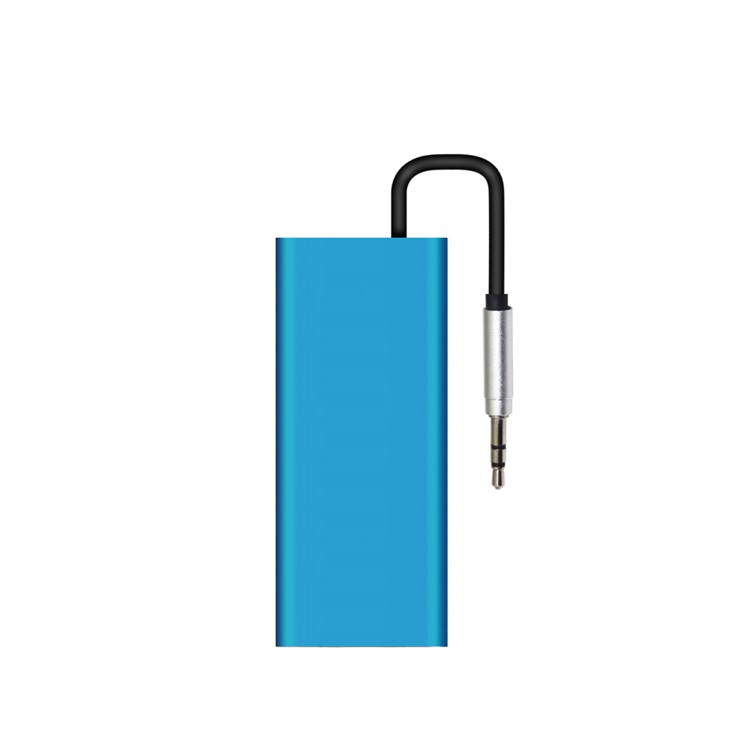 3.5mm Stereo HiFi Headphone Audio Sound Amplifier Adapter - Blue-2