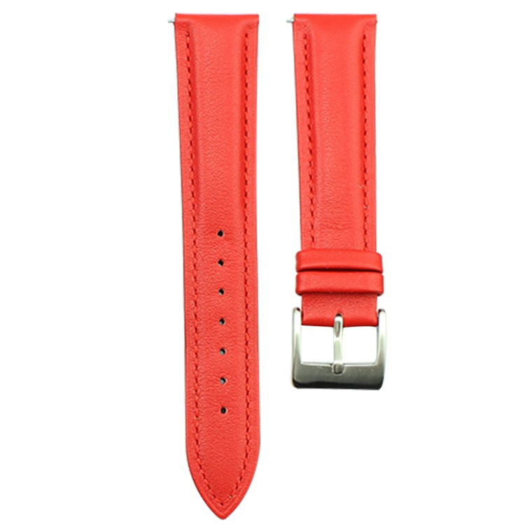 Genuine Leather Watch Bracelet Strap for Huawei Watch 2 - Red-3