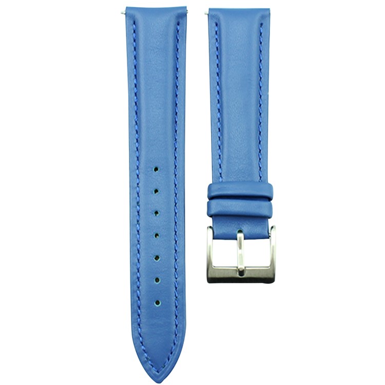 Genuine Leather Watch Band with Classic Buckle for Huawei Watch 2 - Blue-3