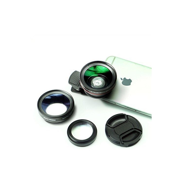 MACTREM 2 in 1 Wide Angle + Macro Universal Cell Phone Lens Kit for iPhone 6s / 6s Plus etc.-11