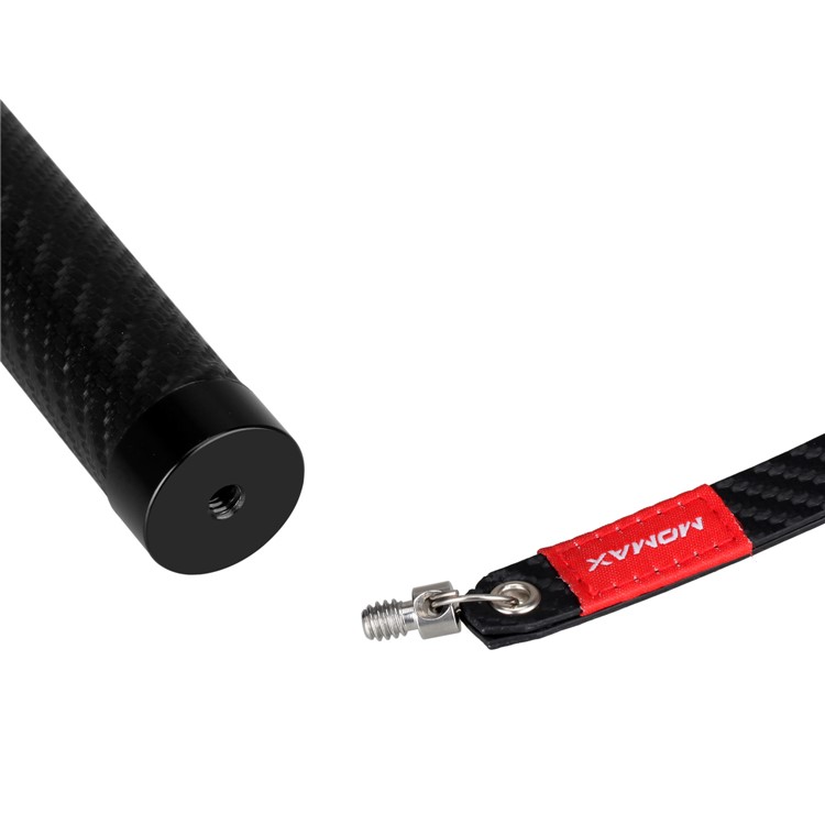 MOMAX Selfie Pro Leather Extendable Bluetooth Selfie Stick Monopod with 1/4" Screw for Phones, Gopro and Cameras - Black-10