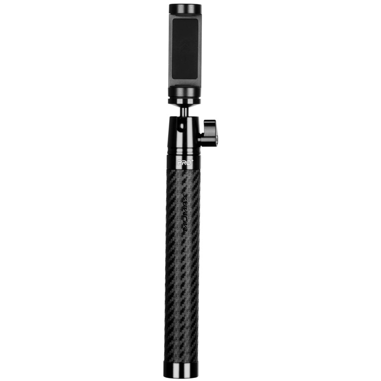 MOMAX Selfie Pro Leather Extendable Bluetooth Selfie Stick Monopod with 1/4" Screw for Phones, Gopro and Cameras - Black-4