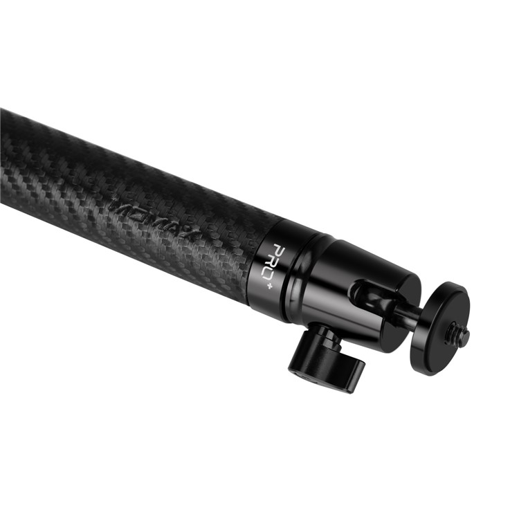 MOMAX Selfie Pro Leather Extendable Bluetooth Selfie Stick Monopod with 1/4" Screw for Phones, Gopro and Cameras - Black-9