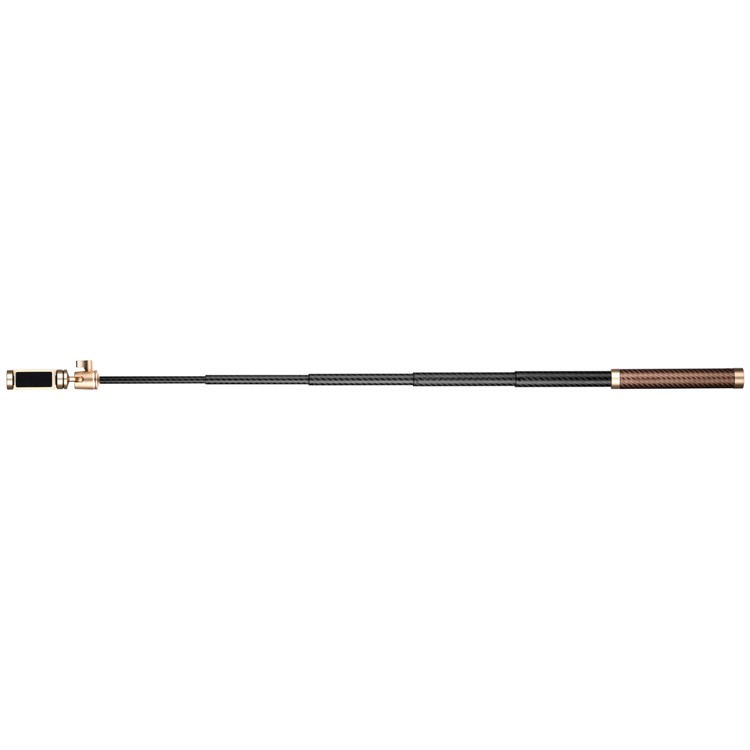 MOMAX Selfie Pro Leather Handheld Smart Bluetooth Selfie Stick Monopod for Phones, Gopro and Cameras - Gold Color-8